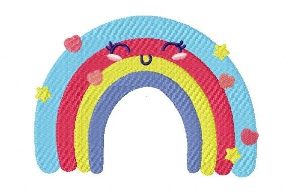 Review: Boho Rainbow with Stars and Hearts Design