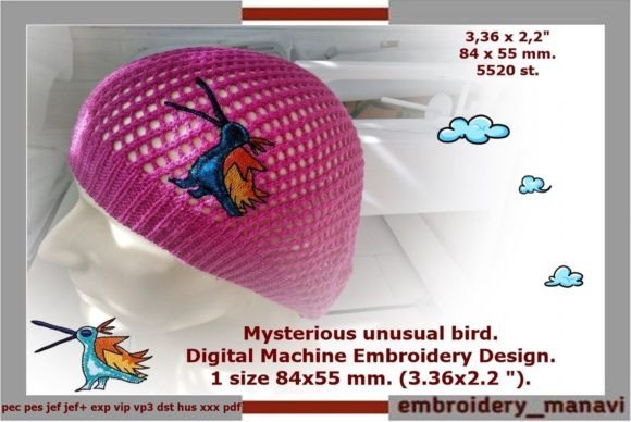 Review: Mysterious Unusual Bird Embroidery Design