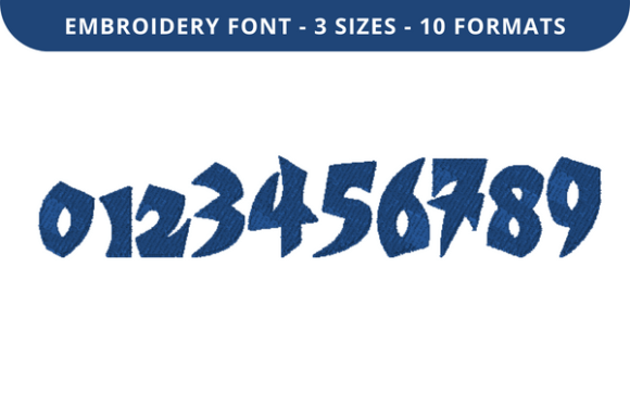 Reviewing Battle Font 0 to 9 for Seasonal Embroidery