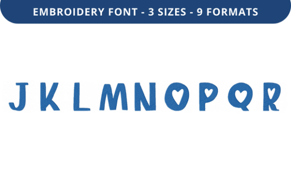 Reviewing Heart of the City Font Uppercase J to R for Holiday Crafts