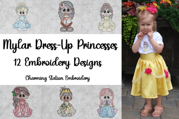 Reviewing Mylar Dress-Up Princesses for Boutique Sweatshirts