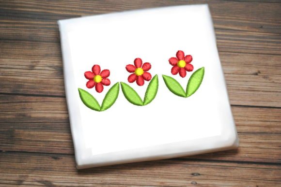 Three Red Pretty Flowers: A Holiday Embroidery Review